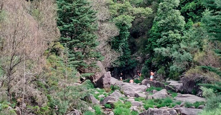 Só corre um fio de água. Cascata do arado desilude quem procura mergulhos no gerês
